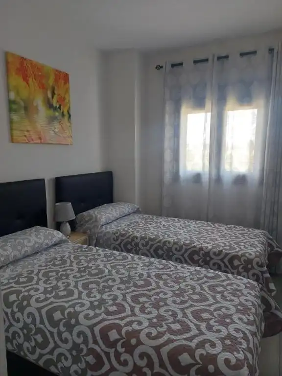Bedroom of Flat for rent in Vélez-Málaga  with Air Conditioner, Private garden and Furnished