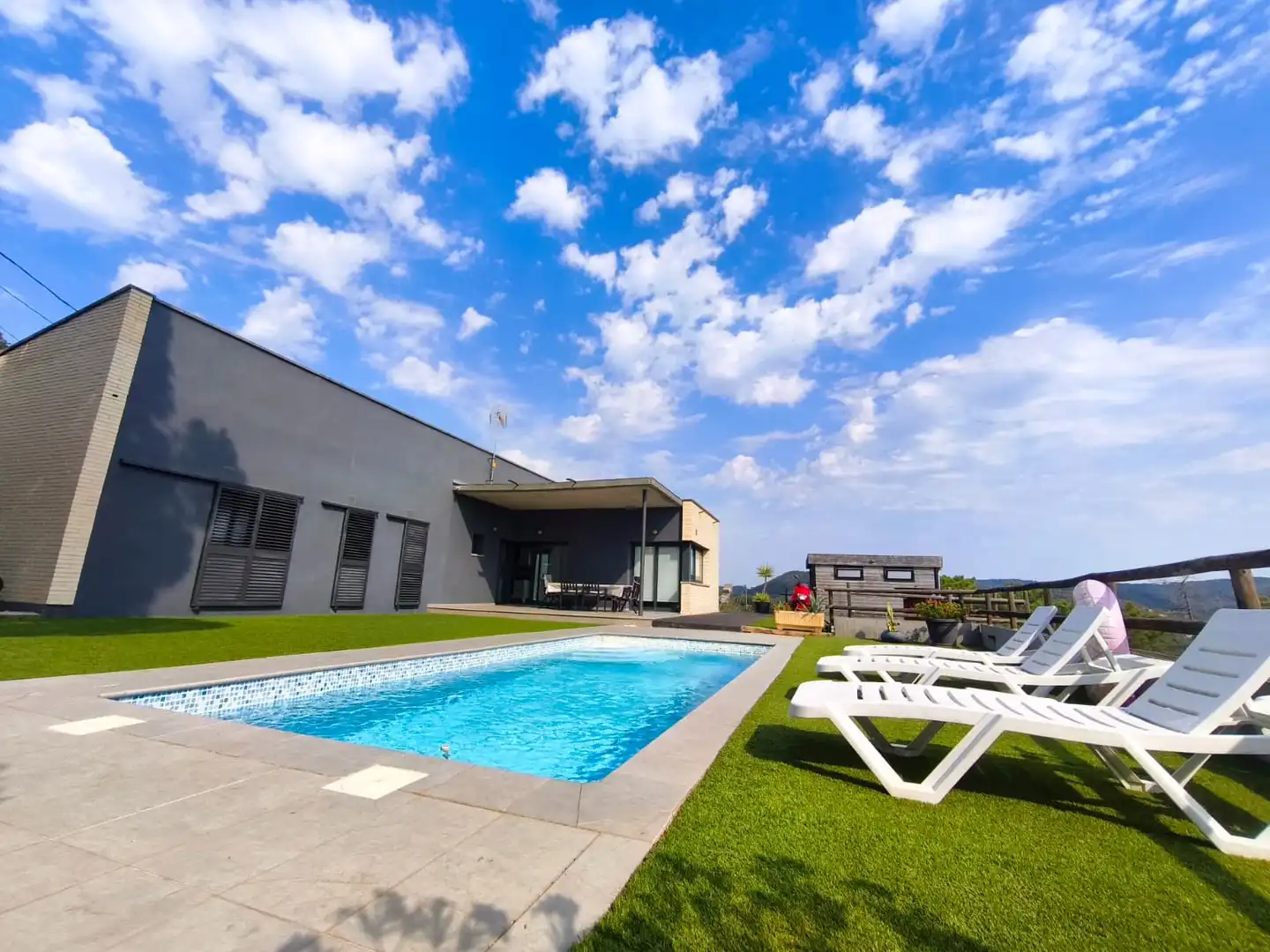 Piscina de Casa o xalet en venda en Lloret de Mar amb Calefacció, Jardí privat i Terrassa