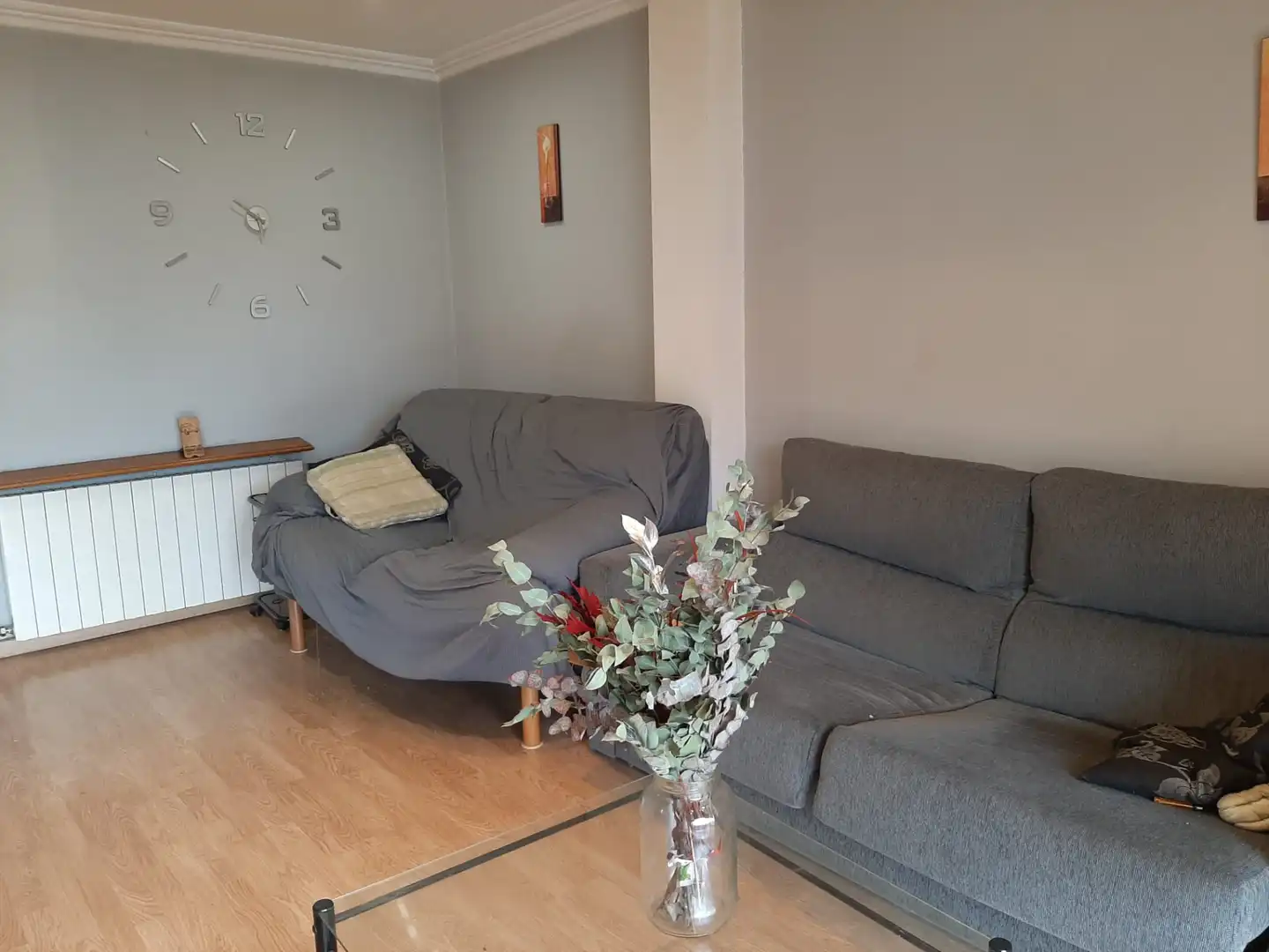 Sala de estar de Casa adosada en venta en Mollerussa con Aire acondicionado, Calefacción y Jardín privado