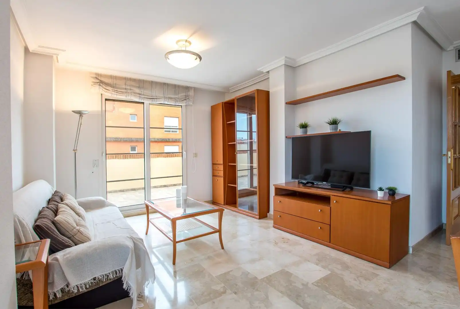 Sala de estar de Ático en venta en Murcia con Aire acondicionado, Terraza y Trastero