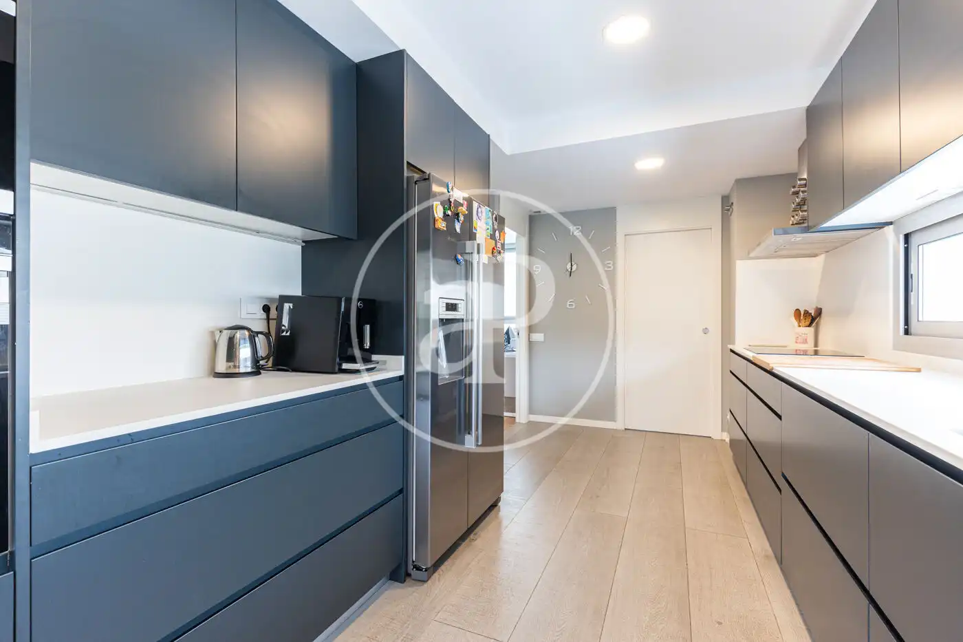 Kitchen of Flat for sale in Sant Cugat del Vallès  with Air Conditioner, Heating and Private garden