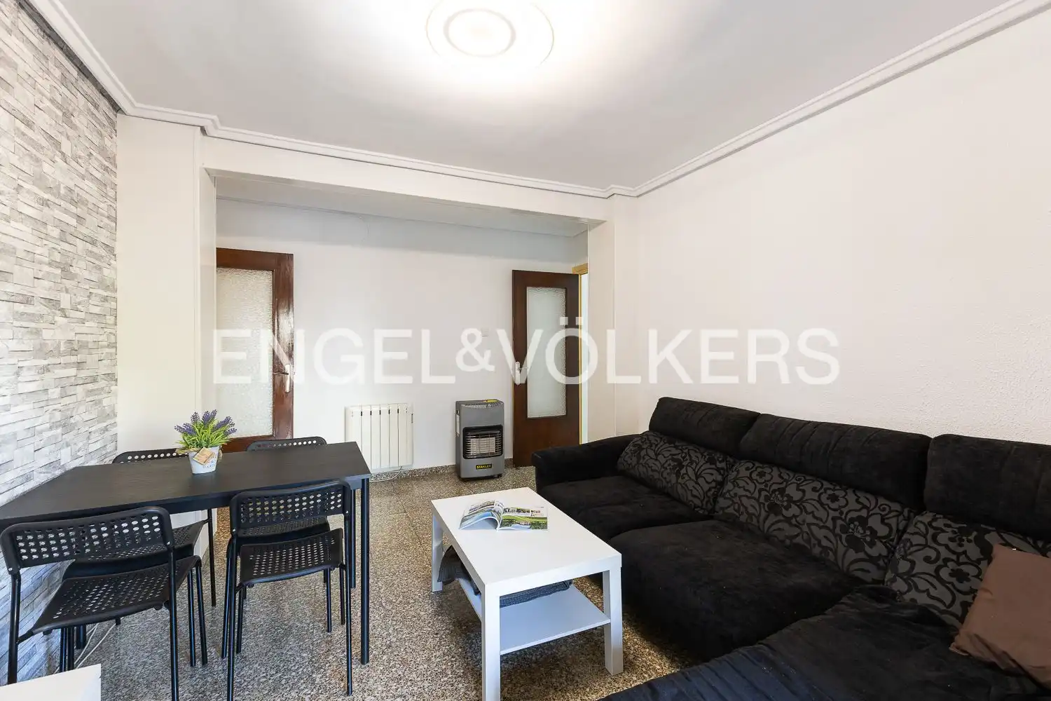 Wohnzimmer von Wohnung zum Verkauf in Valencia mit Heizung, Möbliert und Balkon