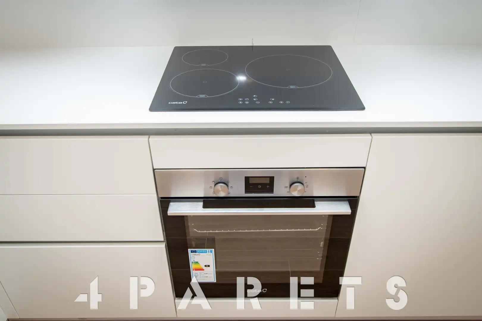 Cocina de Piso de alquiler en Cabrera de Mar con Aire acondicionado, Calefacción y Horno