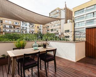 Terrassa de Apartament de lloguer en  Barcelona Capital amb Aire condicionat, Calefacció i Parquet