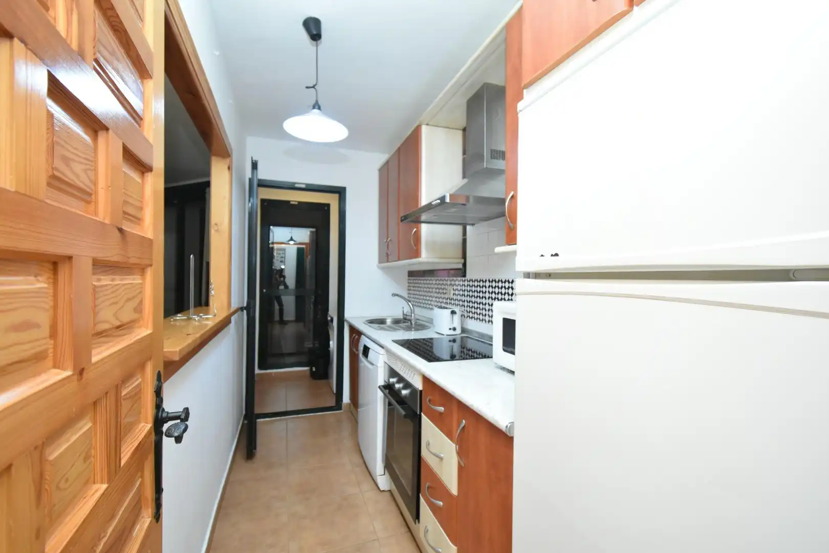 Cocina de Apartamento en venta en Zahara de los Atunes con Aire acondicionado, Calefacción y Jardín privado
