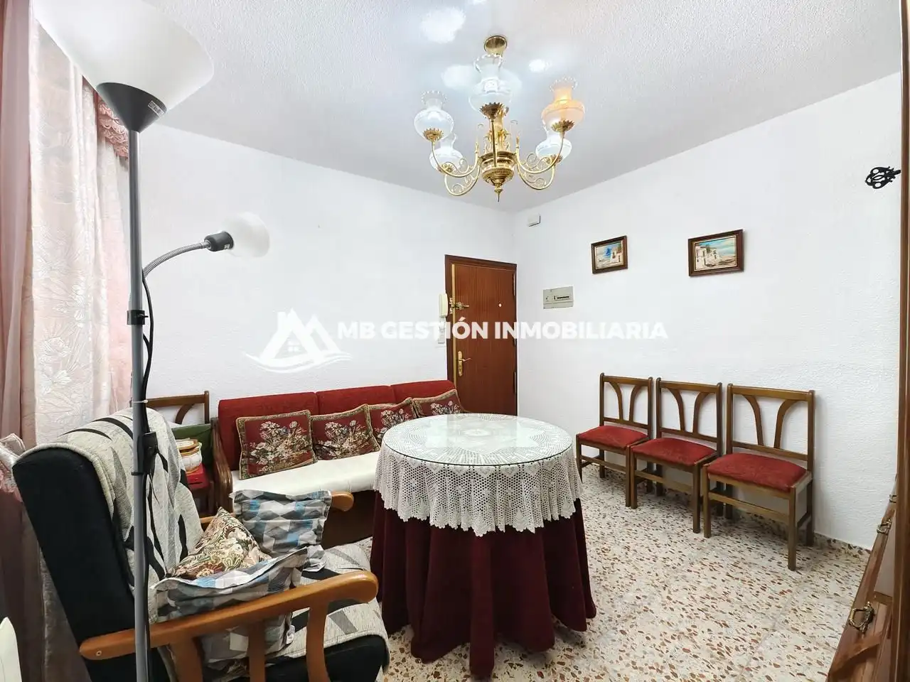 Living room of Ground floor for sale in Getafe  with Heating and Furnished