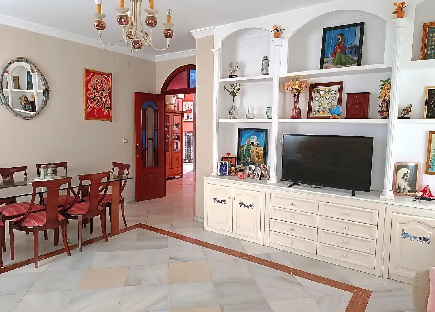 Living room of Houses for sale in Chiclana de la Frontera  with Air Conditioner and Storage room