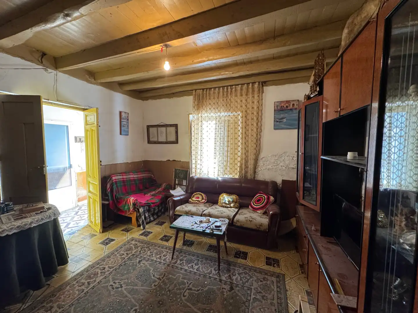 Sala de estar de Finca rústica en venta en Castronuño con Jardín privado, Trastero y Amueblado