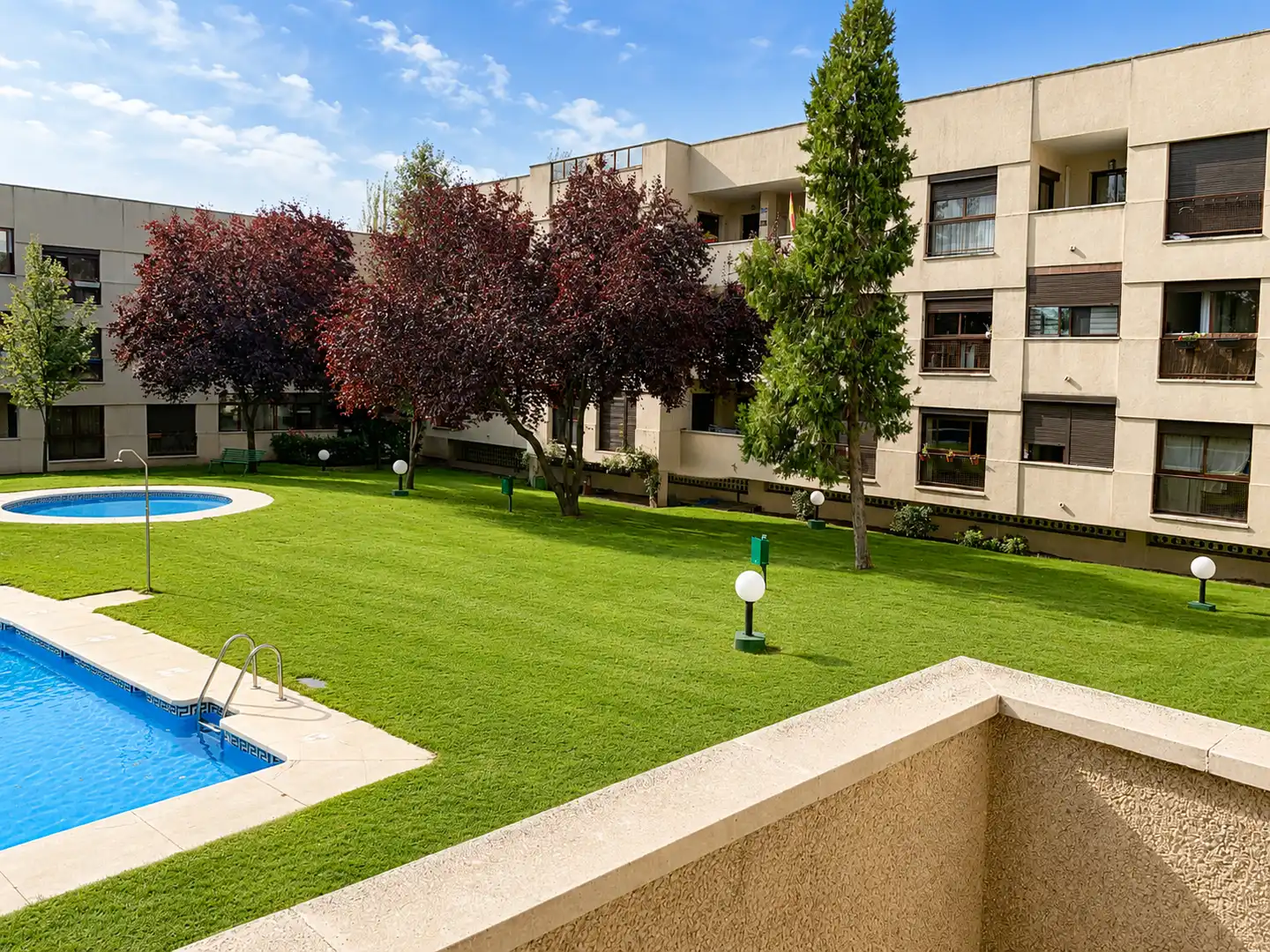 Jardín de Piso de alquiler en Las Rozas de Madrid con Aire acondicionado, Calefacción y Terraza