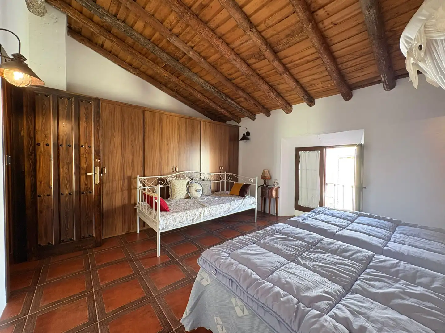 Bedroom of Houses for sale in Lobón  with Terrace, Storage room and Furnished