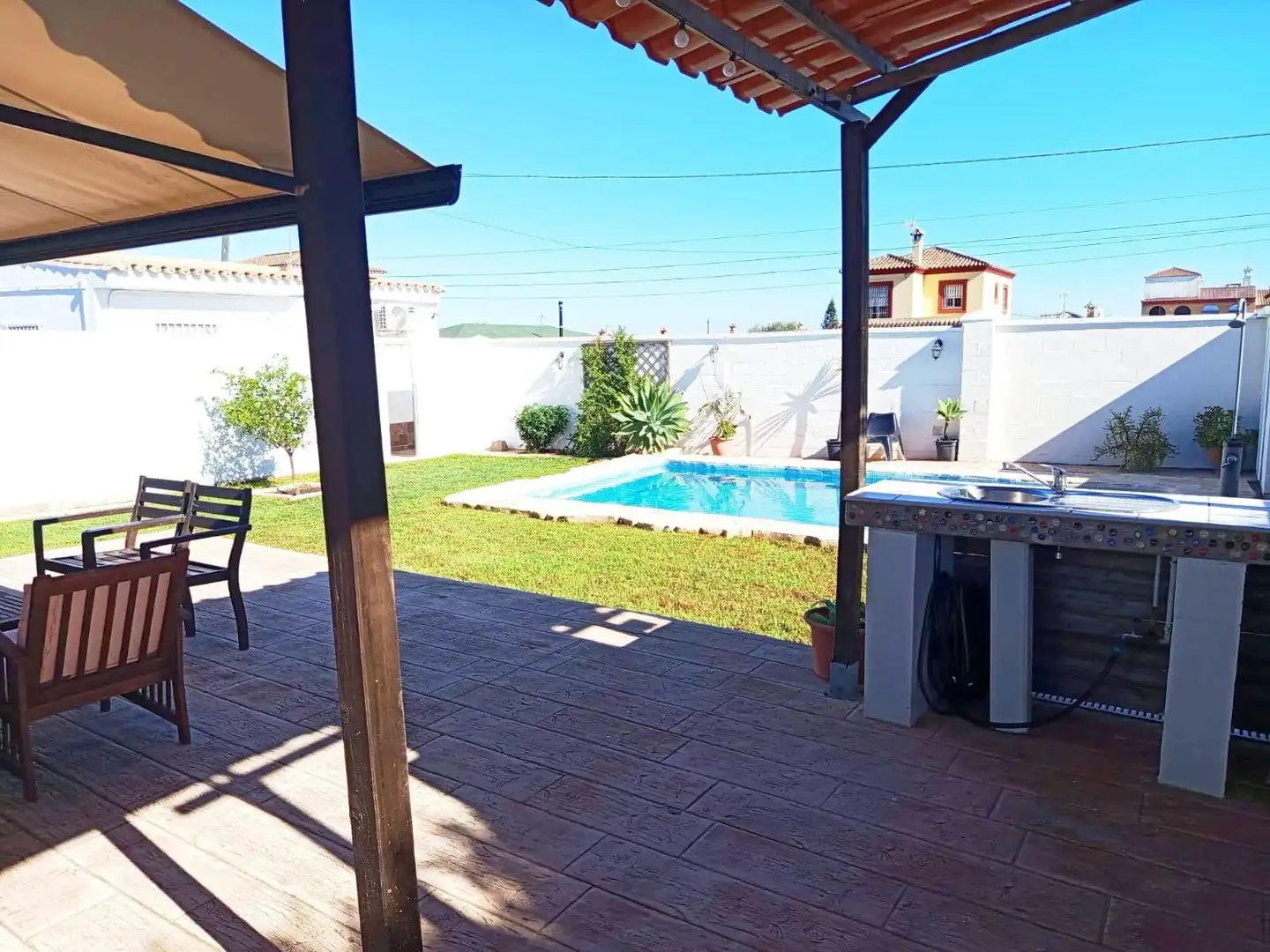 Garden of Houses for sale in El Puerto de Santa María