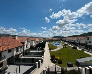 Exterior view of Single-family semi-detached for sale in Santa Cilia  with Terrace and Balcony