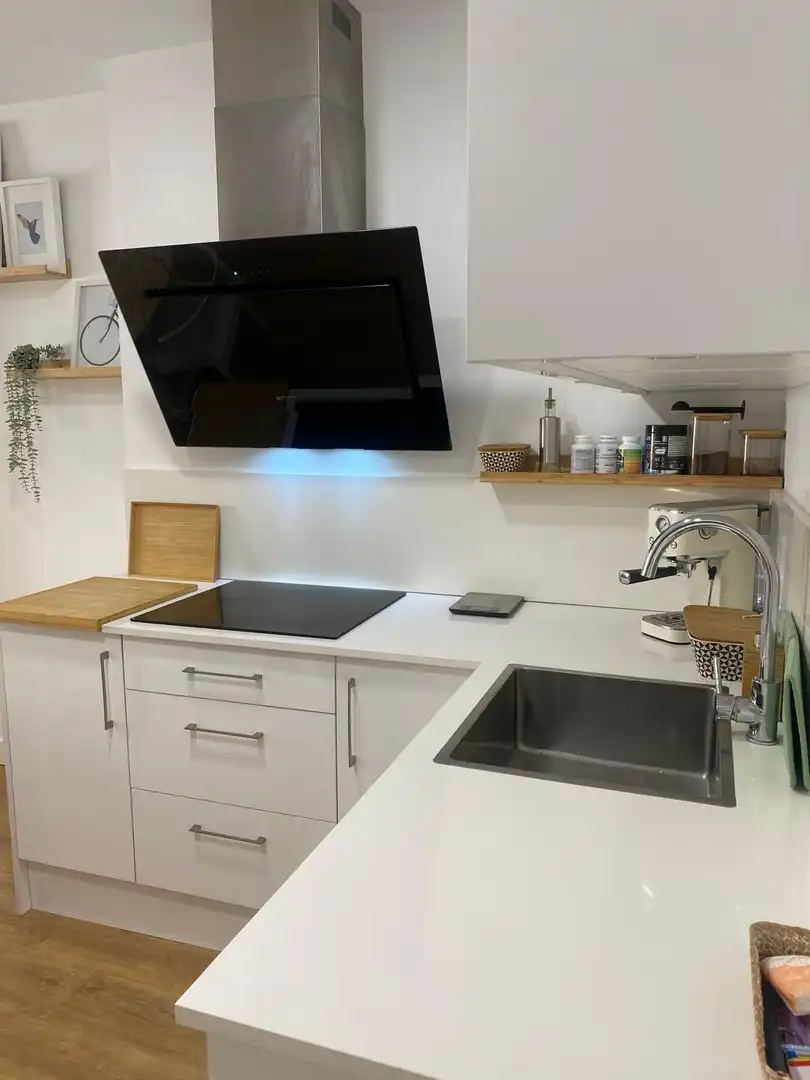 Cuina de Apartament de lloguer en Mislata amb Aire condicionat, Calefacció i Parquet