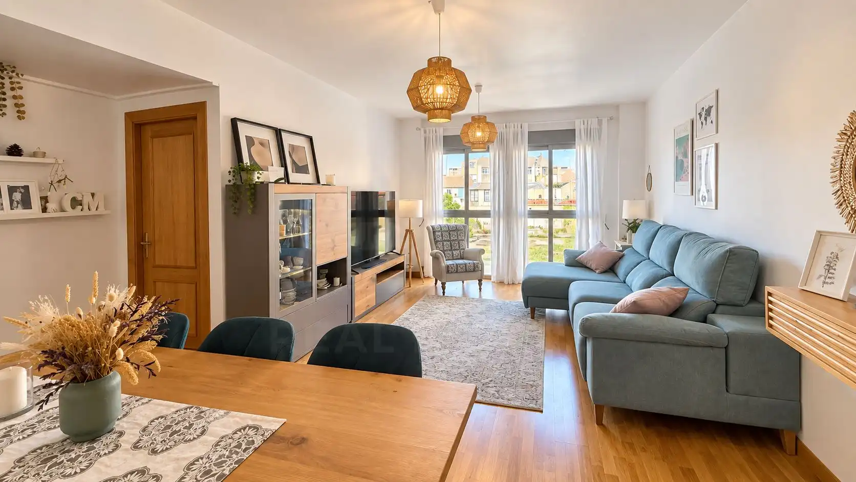 Sala de estar de Piso en venta en Murcia con Aire acondicionado y Calefacción