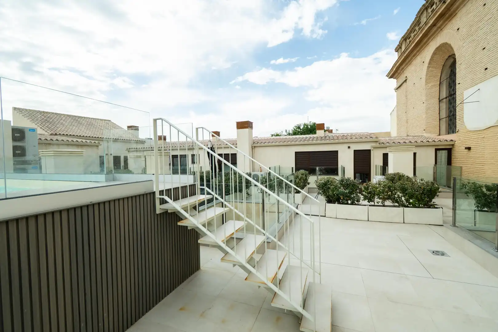 Terraza de Piso de alquiler en Sevilla con Aire acondicionado, Calefacción y Amueblado