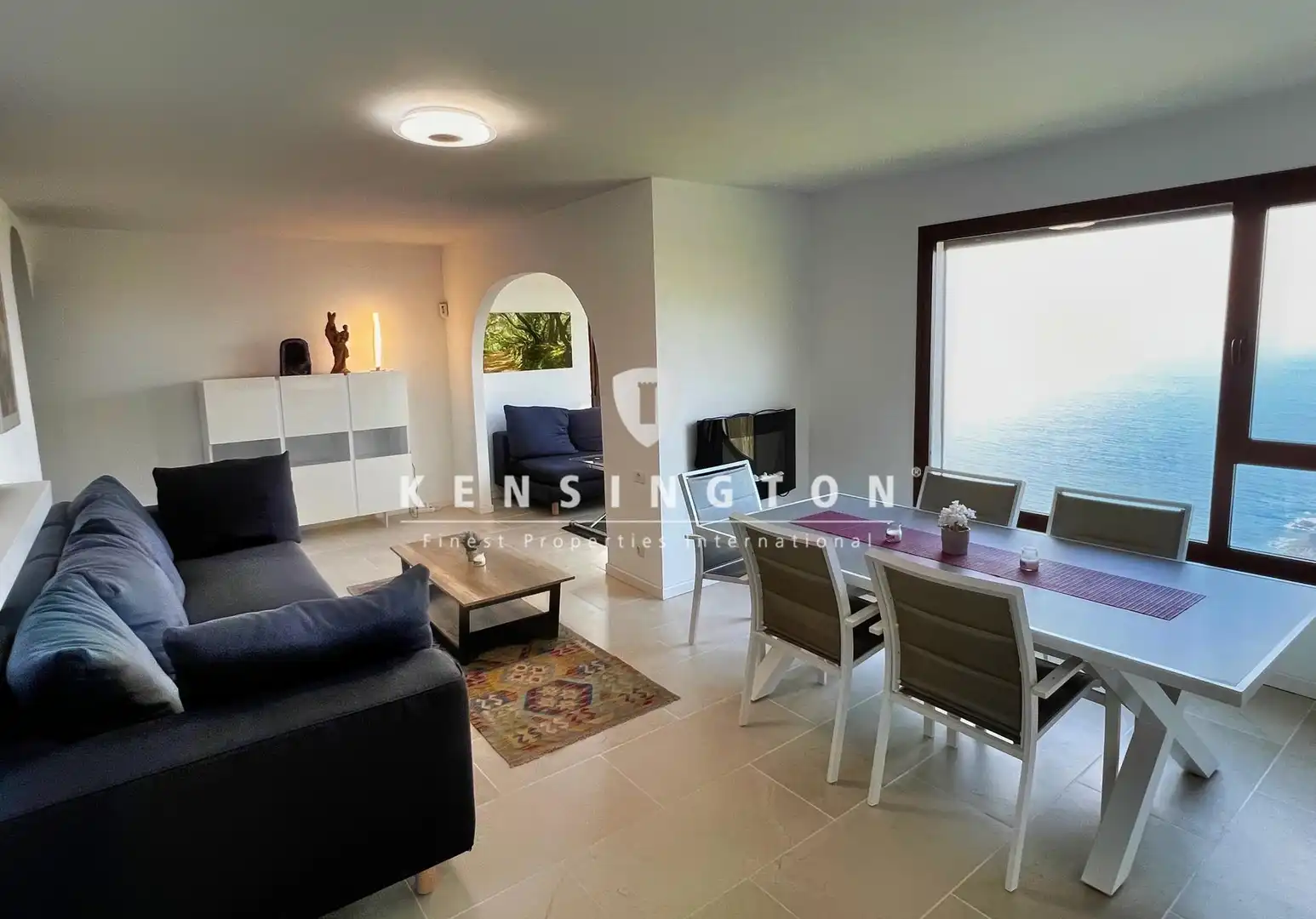 Sala d'estar de Casa o xalet en venda en El Sauzal amb Calefacció, Terrassa i Piscina