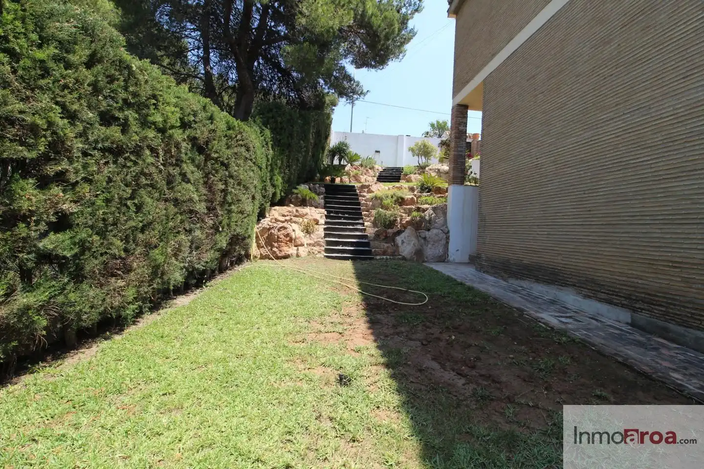 Garten von Haus oder Chalet zur Miete in Riba-roja de Túria mit Klimaanlage, Heizung und Privatgarten