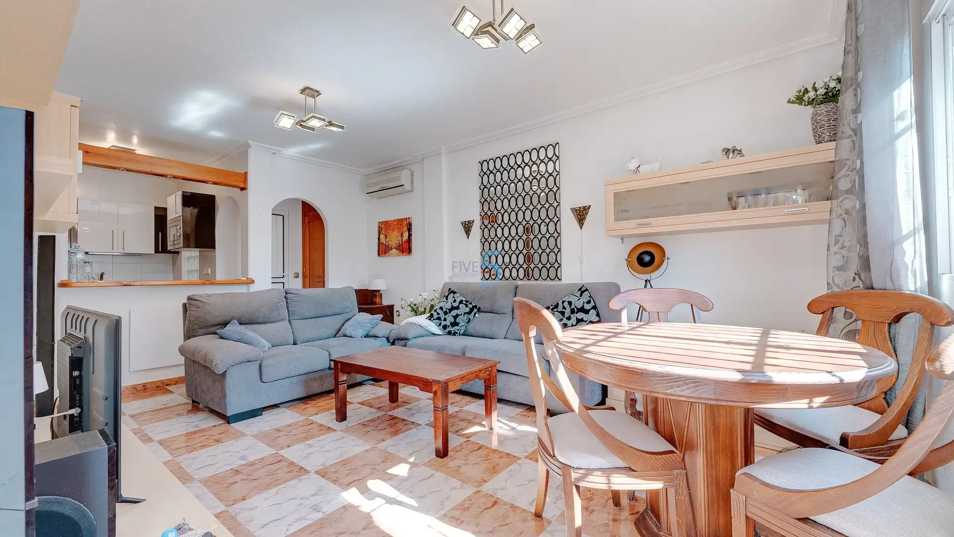 Wohnzimmer von Haus oder Chalet zum Verkauf in Orihuela mit Klimaanlage, Terrasse und Abstellraum