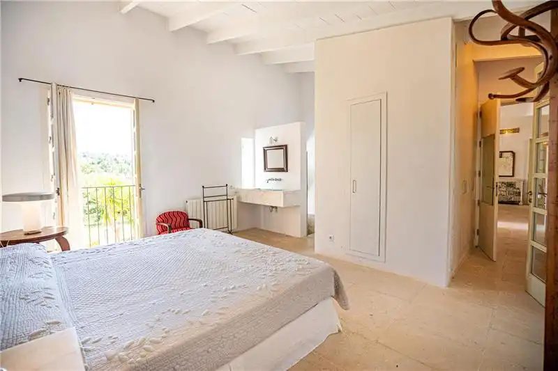 Habitación de Finca rústica de alquiler en Selva con Calefacción, Jardín privado y Terraza