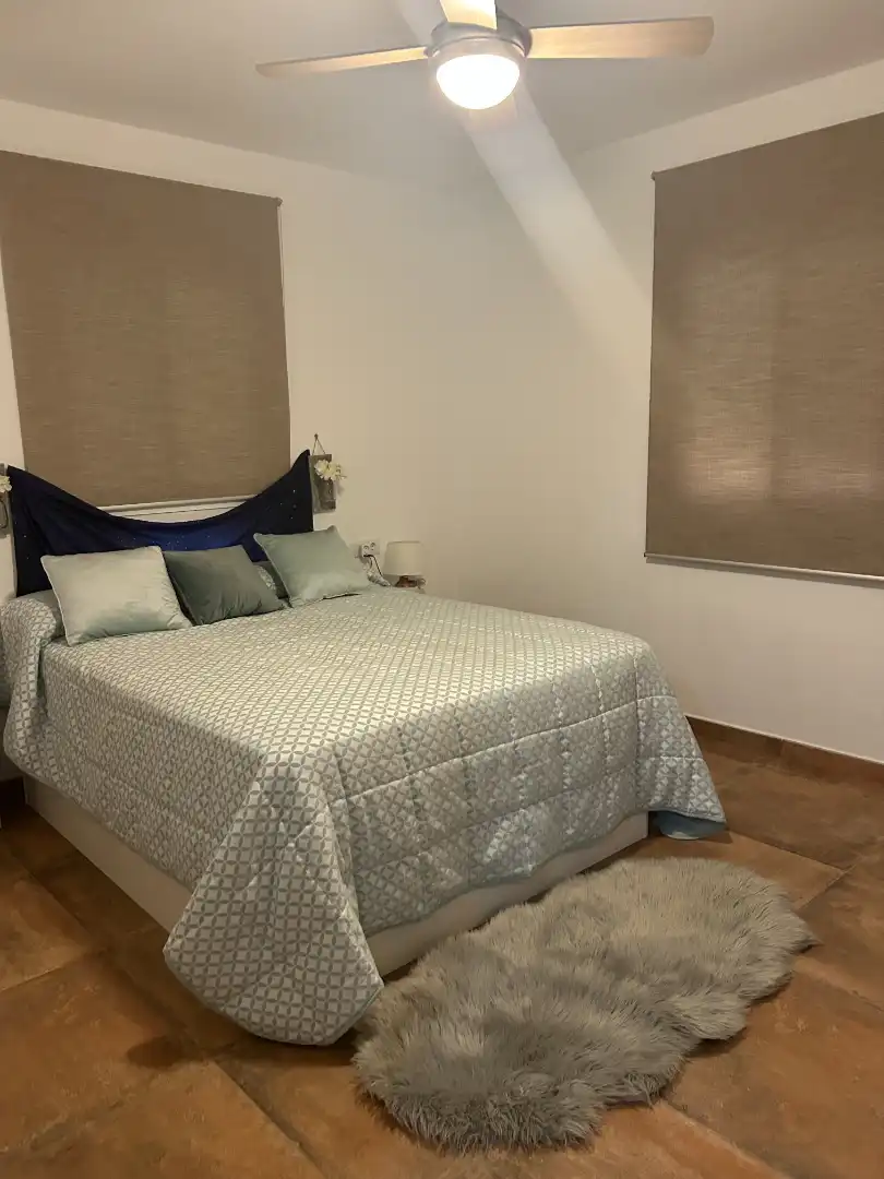 Schlafzimmer von Country house zur Miete in Vélez-Málaga mit Klimaanlage, Heizung und Terrasse