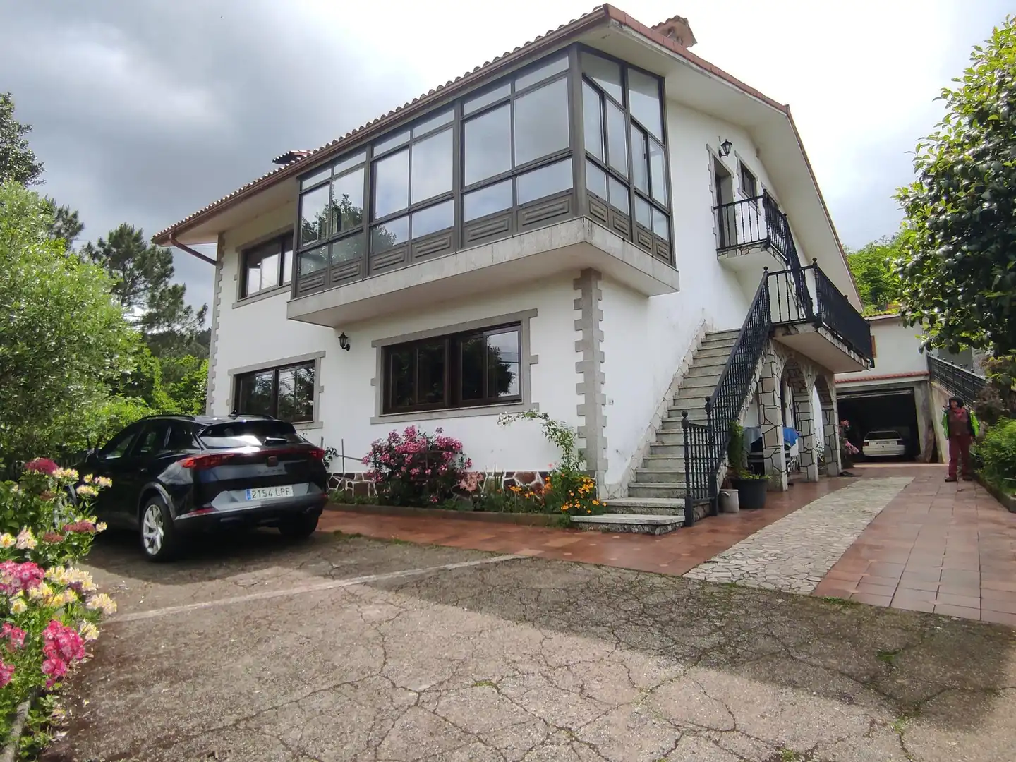 Vista exterior de Casa o chalet en venta en Vila de Cruces con Calefacción, Jardín privado y Terraza