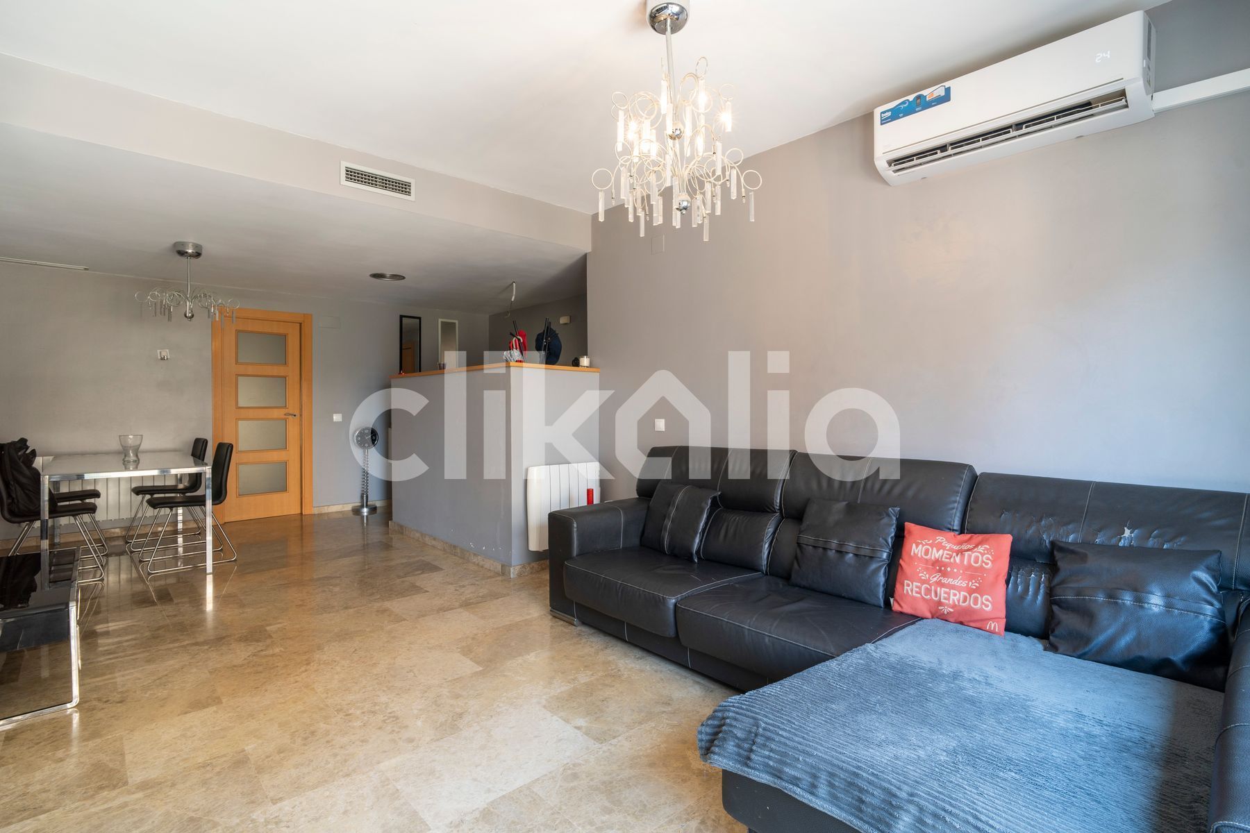 Living room of Flat for sale in Alcàsser  with Heating, Terrace and Balcony