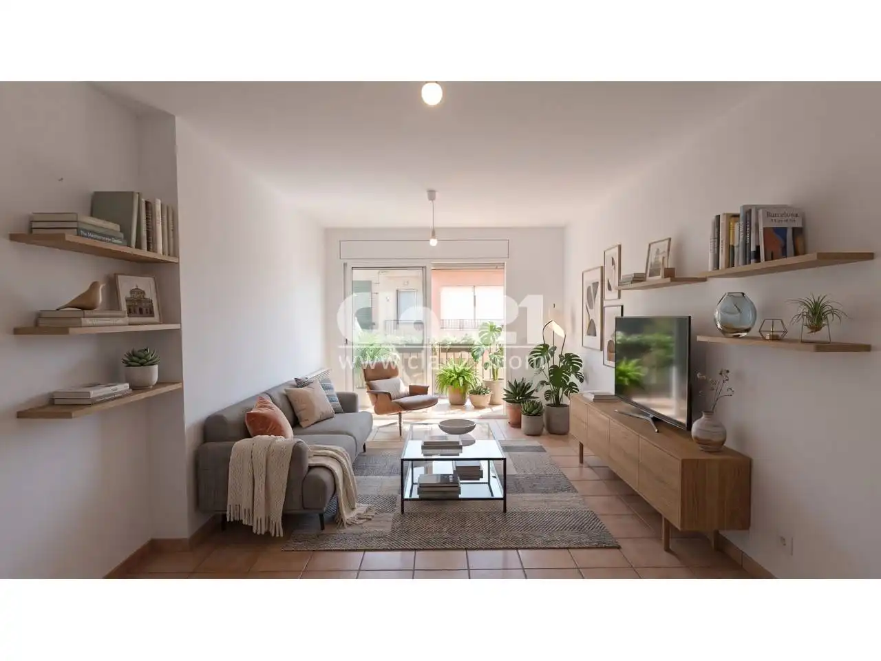 Living room of Flat for sale in Avià  with Heating, Terrace and Storage room