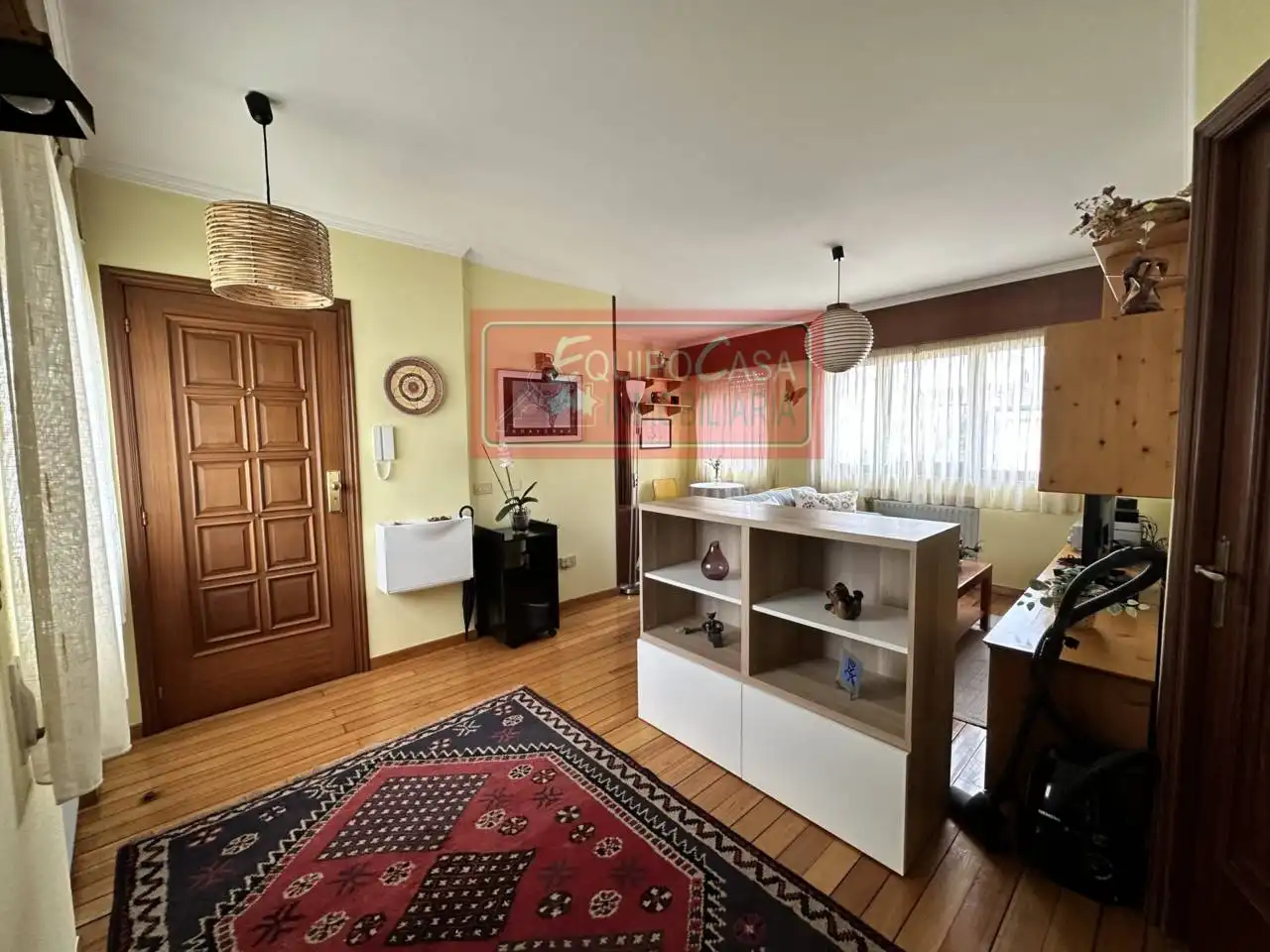 Living room of Apartments for rent in Lugo  with Heating, Parquet flooring and Furnished