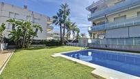 Exterior view of Flat for sale in Cubelles  with Air Conditioner, Terrace and Swimming Pool