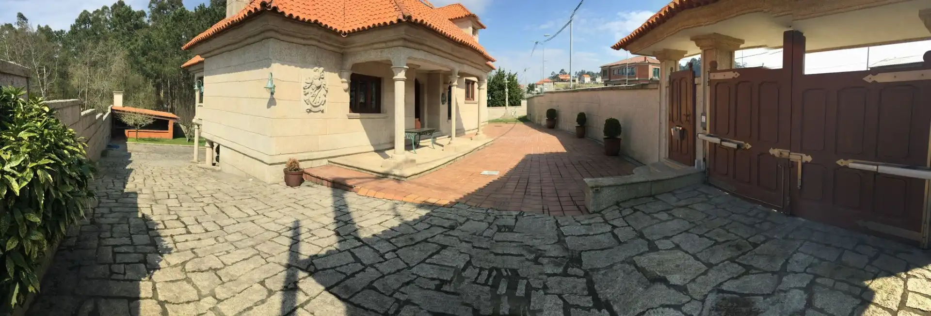 Terrace of Houses for sale in Meaño  with Private garden, Terrace and Furnished