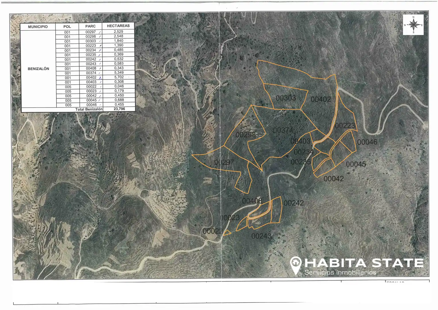 Land for sale in Benizalón