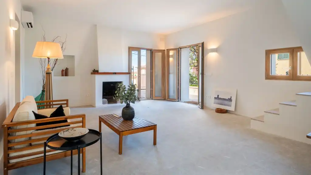 Living room of Houses for sale in Banyalbufar  with Air Conditioner, Private garden and Terrace