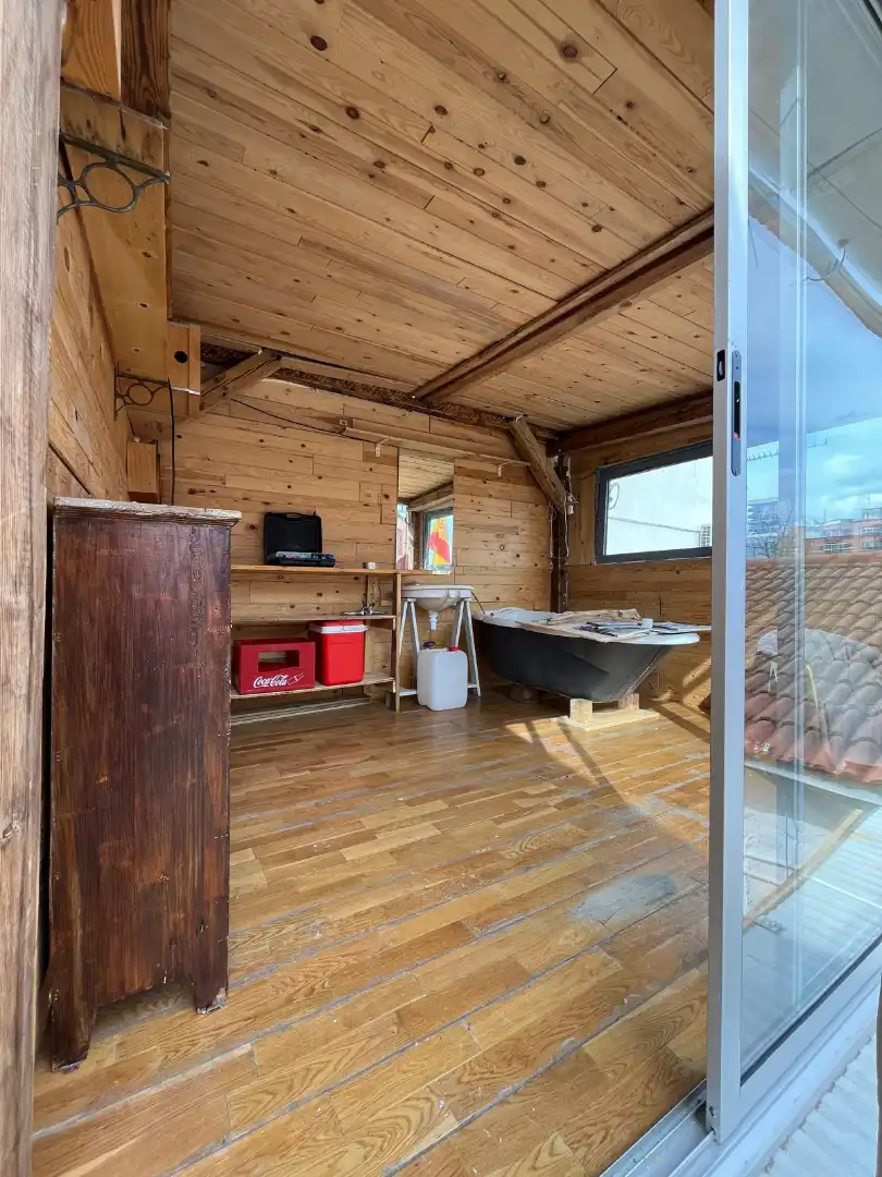 Bathroom of Detached homes for sale in Valladolid  with Private garden, Parquet flooring and Terrace