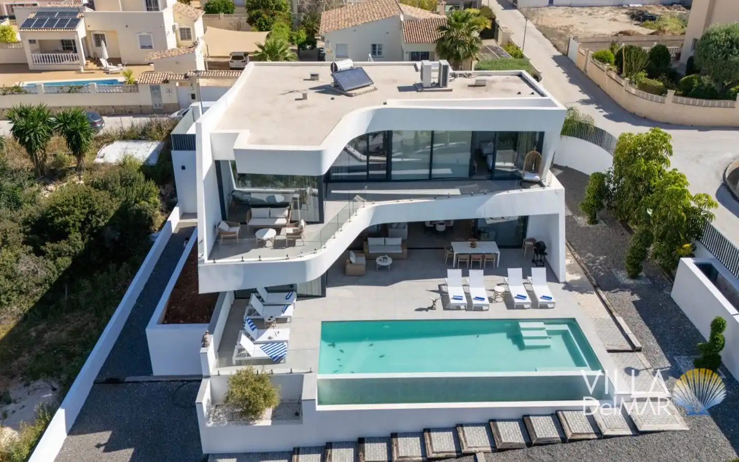 Exterior view of Houses for sale in Calpe / Calp  with Air Conditioner, Heating and Private garden