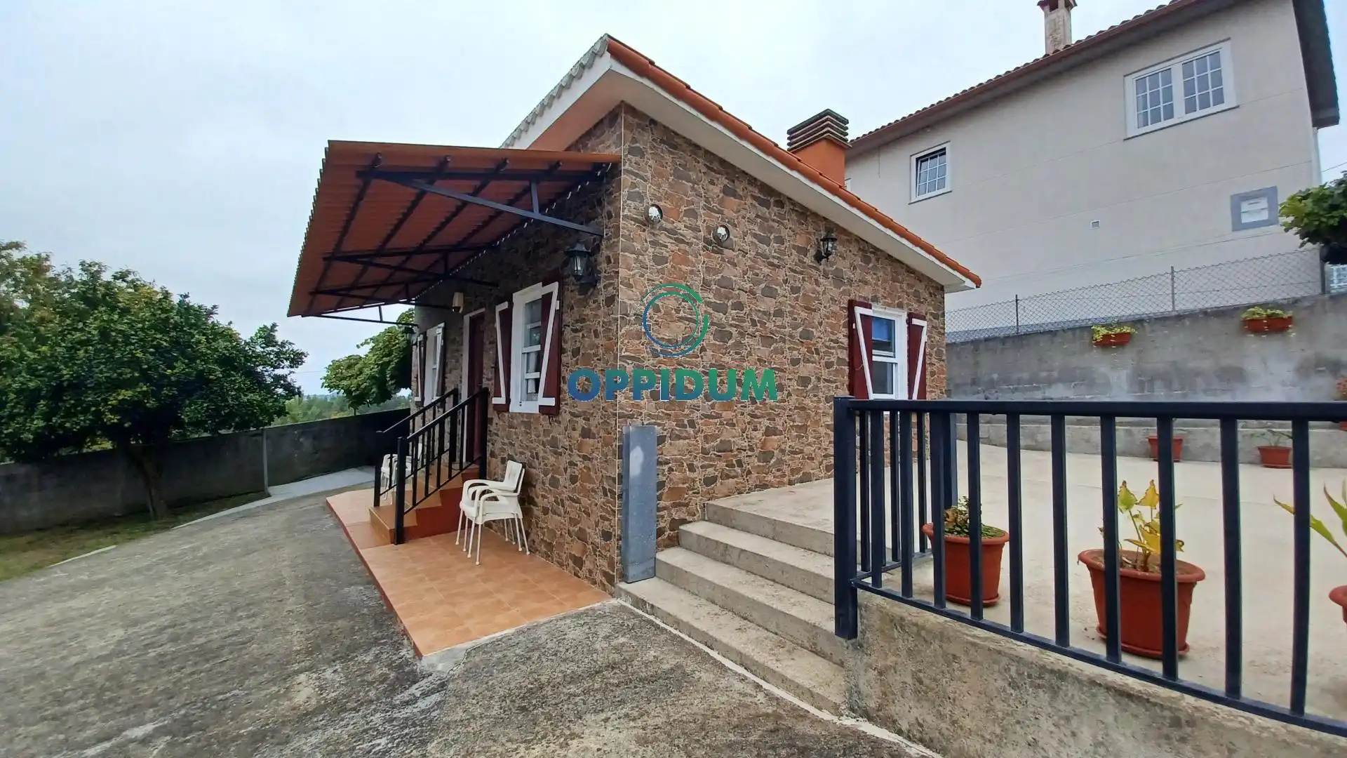 Exterior view of Houses for sale in Culleredo  with Private garden and Terrace