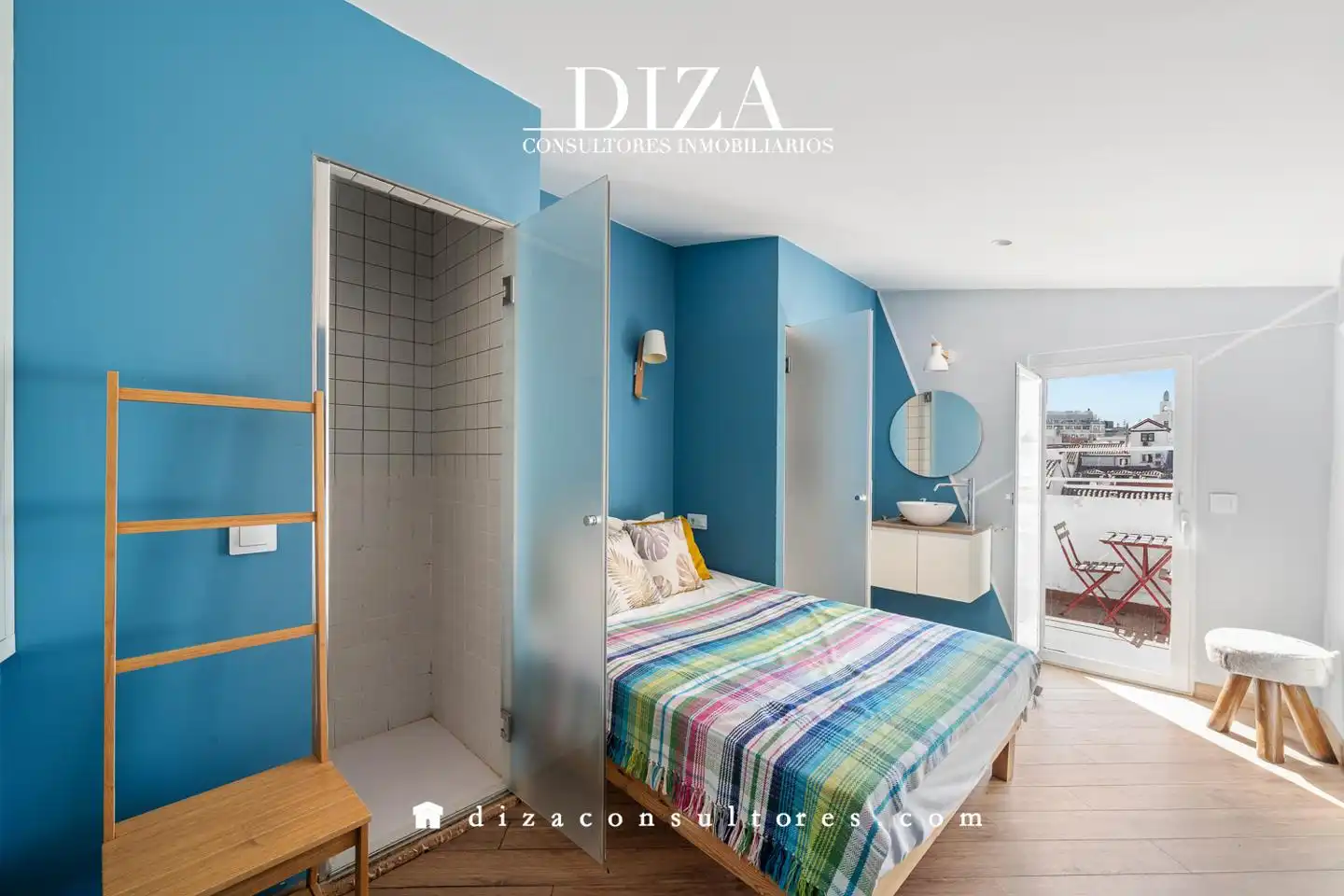 Bedroom of Duplexes for rent in Madrid  with Air Conditioner, Heating and Terrace
