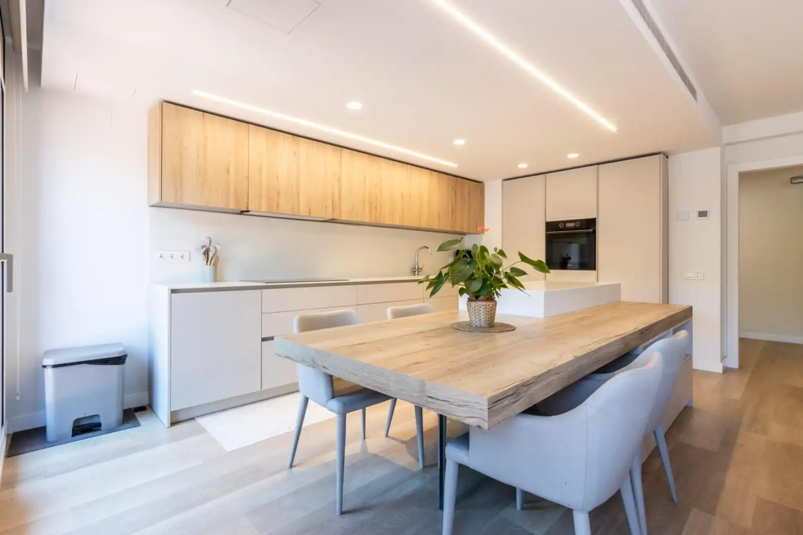 Cocina de Casa adosada en venta en Sant Quirze del Vallès con Aire acondicionado, Calefacción y Parquet
