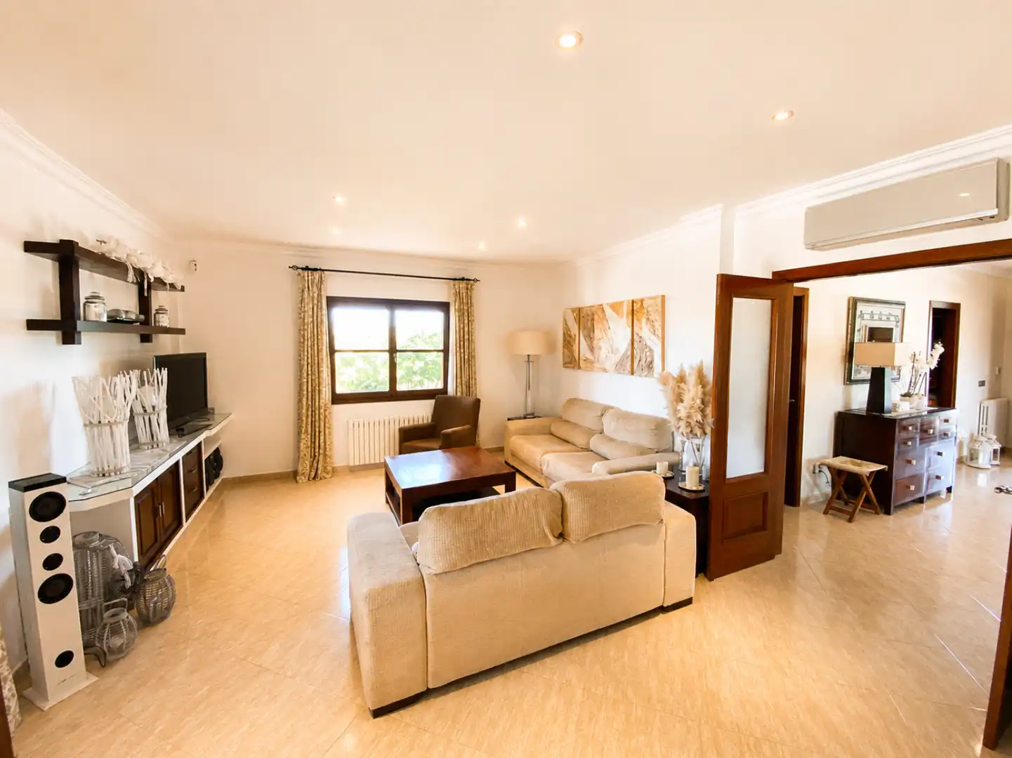 Sala d'estar de Casa o xalet de lloguer en Santa Margalida amb Aire condicionat, Calefacció i Terrassa