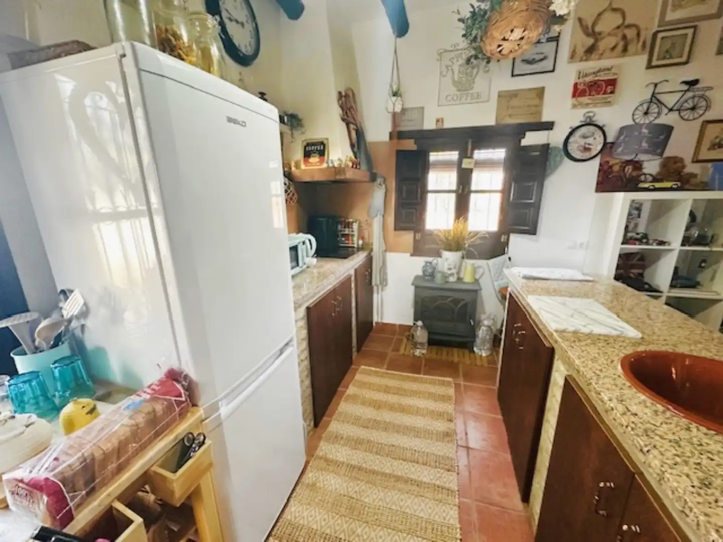 Cocina de Finca rústica en venta en Antequera con Terraza