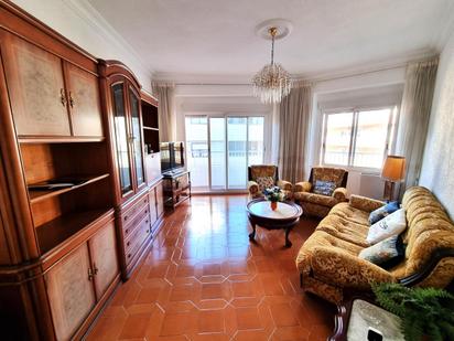 Living room of Flat for sale in Alicante / Alacant  with Air Conditioner, Terrace and Furnished