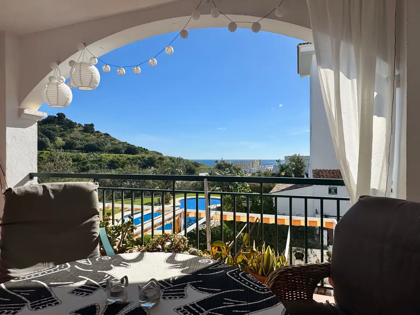 Terrassa de Apartament en venda en Benalmádena amb Aire condicionat, Terrassa i Moblat