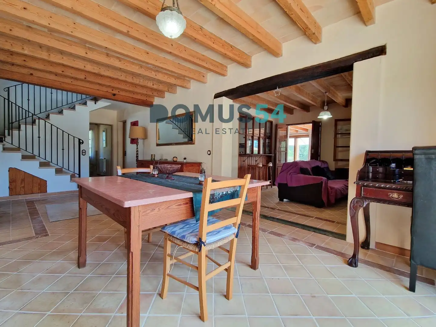 Dining room of Country homes for sale in Pollença  with Air Conditioner, Heating and Swimming Pool