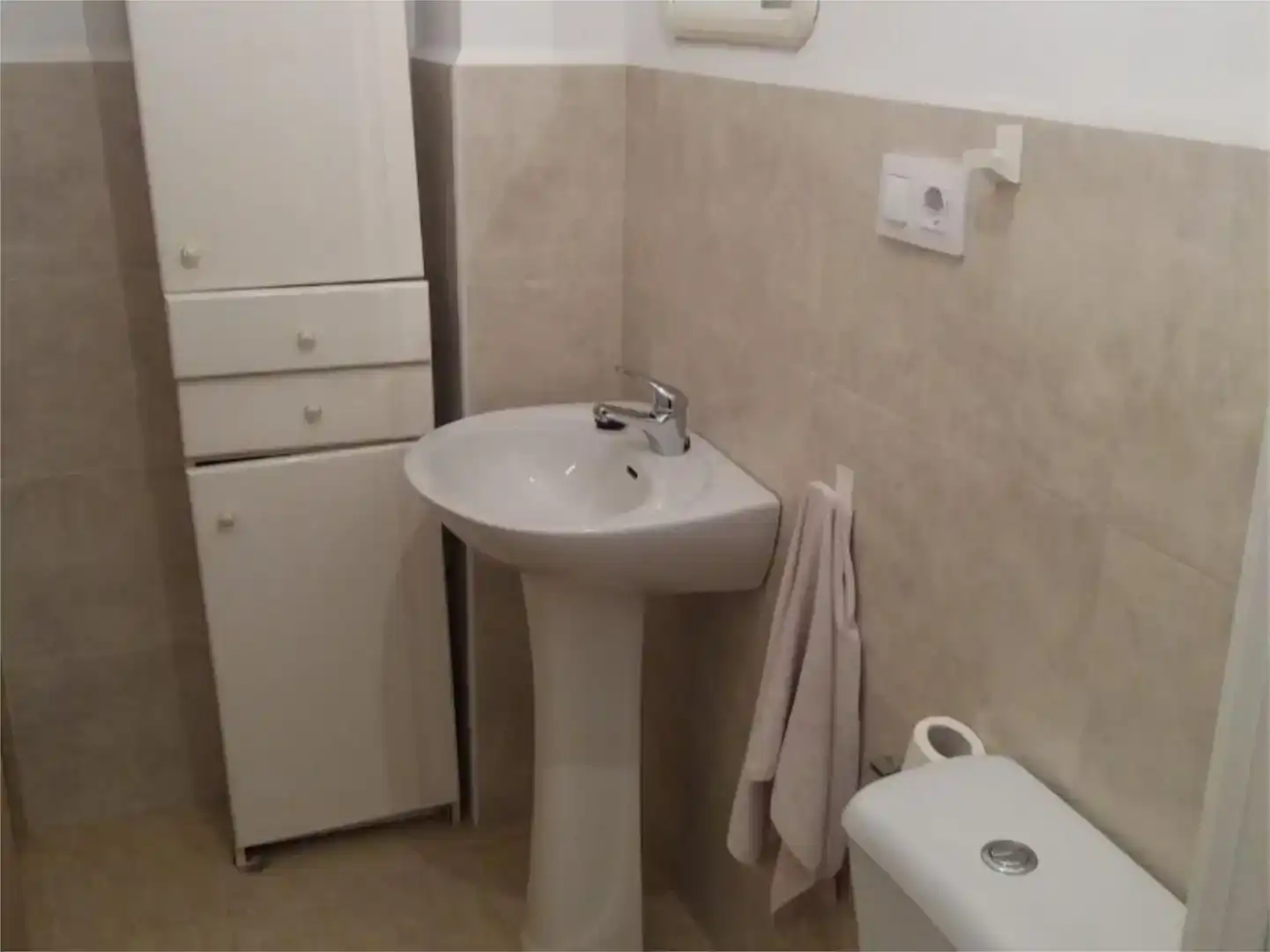 Baño de Finca rústica en venta en Belalcázar con Aire acondicionado, Trastero y Amueblado
