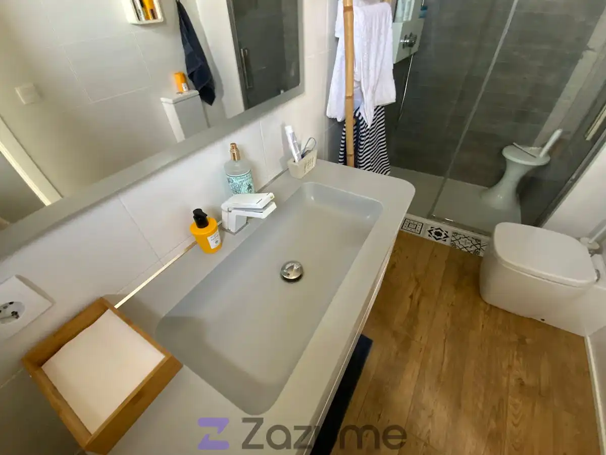 Baño de Ático de alquiler en Paiporta con Aire acondicionado, Calefacción y Parquet