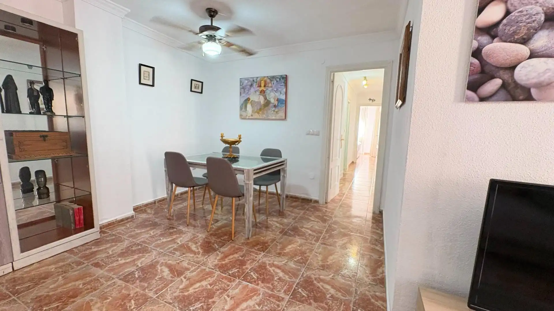 Comedor de Piso de alquiler en Málaga con Aire acondicionado, Amueblado y Balcón