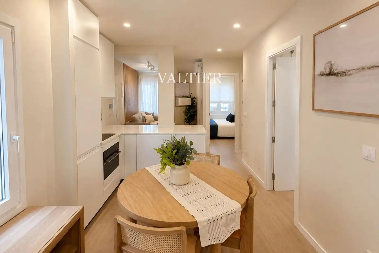 Kitchen of Flat for rent in Madrid  with Air Conditioner, Heating and Furnished