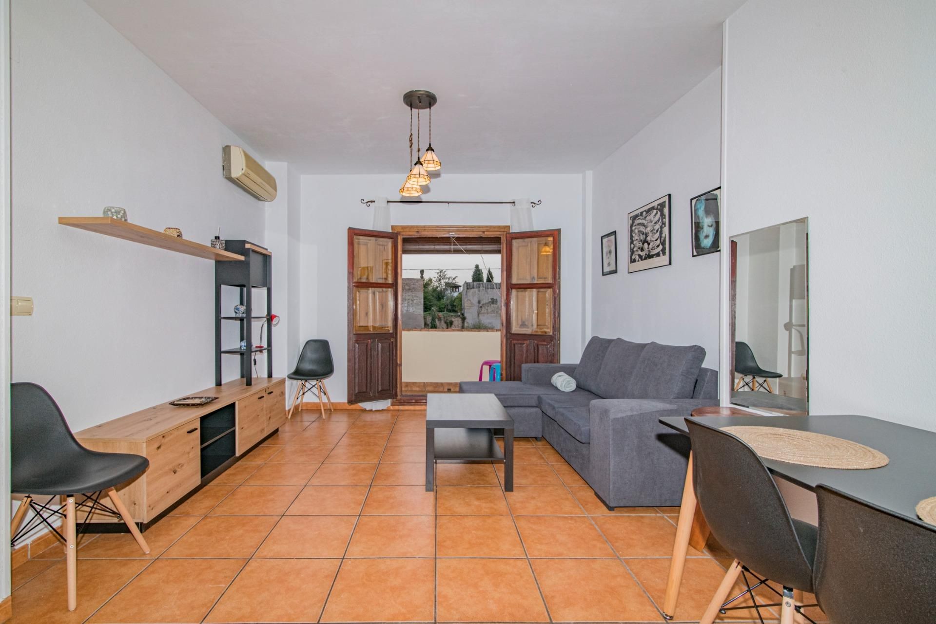 Sala de estar de Piso en venta en  Granada Capital con Jardín privado, Terraza y Trastero