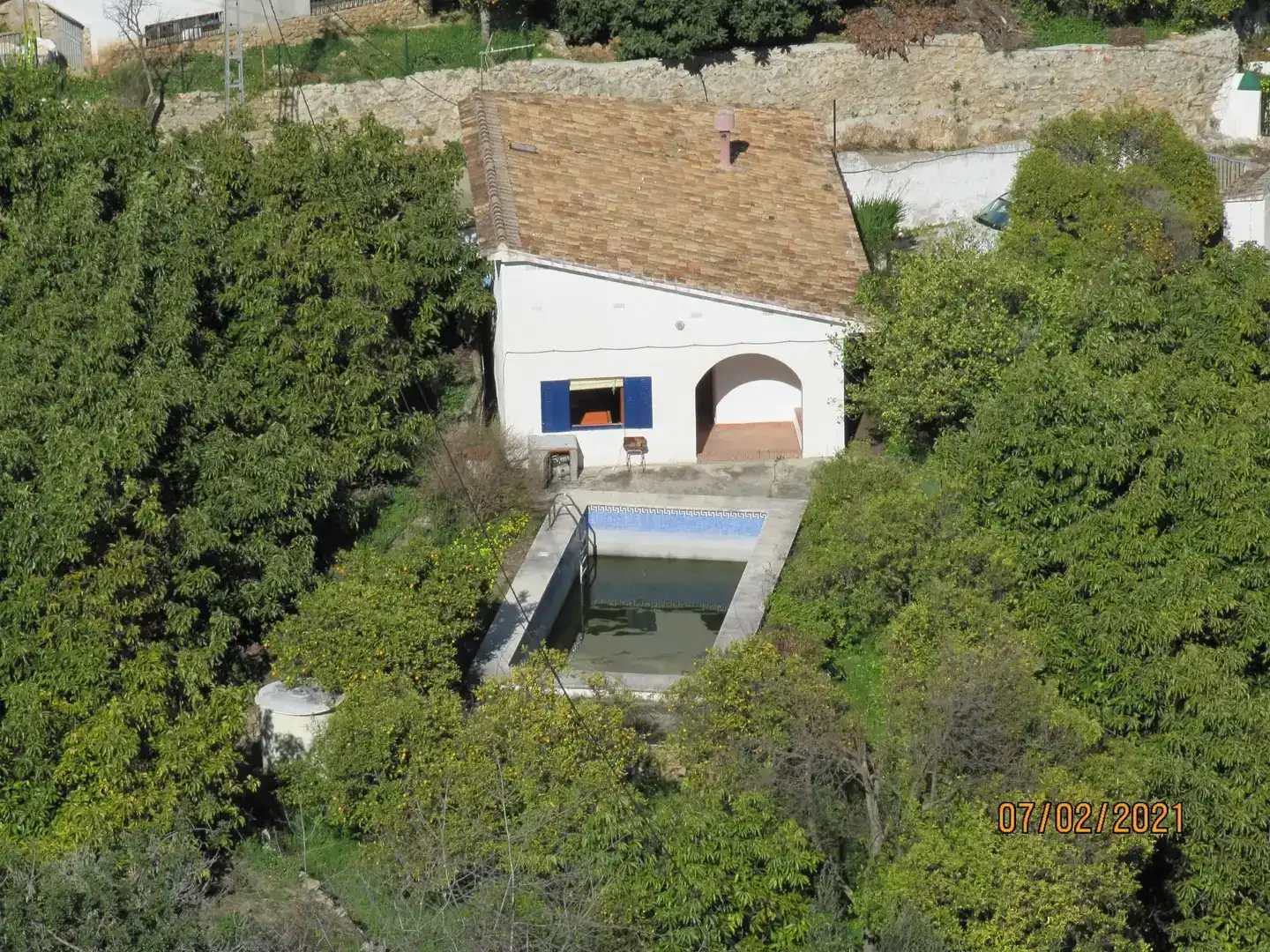 Piscina de Casa o chalet en venta en Alozaina con Jardín privado, Piscina y Amueblado