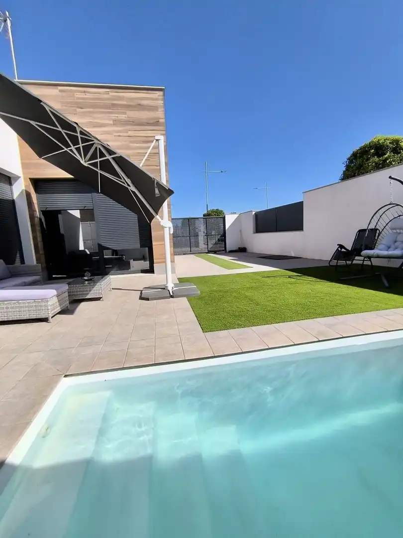 Terraza de Casa o chalet en venta en Umbrete con Aire acondicionado, Parquet y Trastero