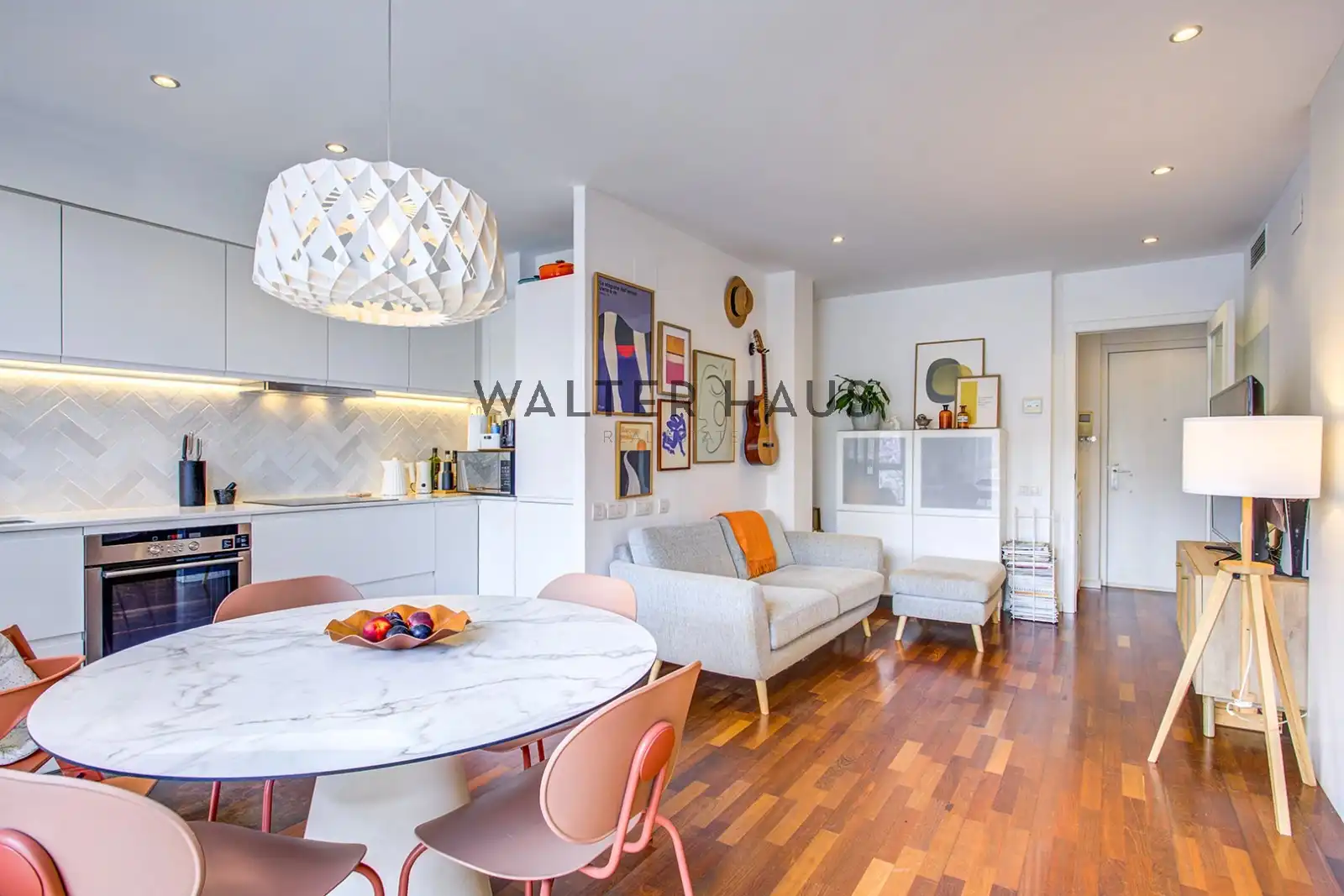 Sala d'estar de Àtic en venda en Barcelona amb Aire condicionat, Terrassa i Balcó
